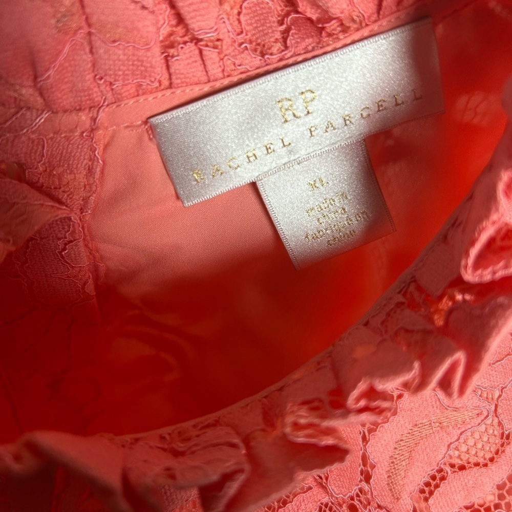 Rachel Parcell Pink Ruffled Blouse - Picture 5 of 5